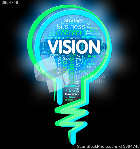 Image of Vision Lightbulb Shows Aspire Planning And Missions