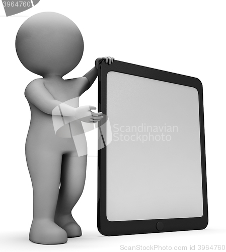 Image of Character Sign Means Text Space And Blank 3d Rendering