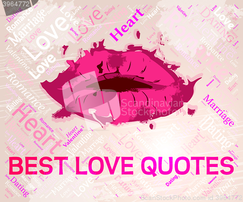 Image of Best Love Quotes Means Top Affection And Excellence