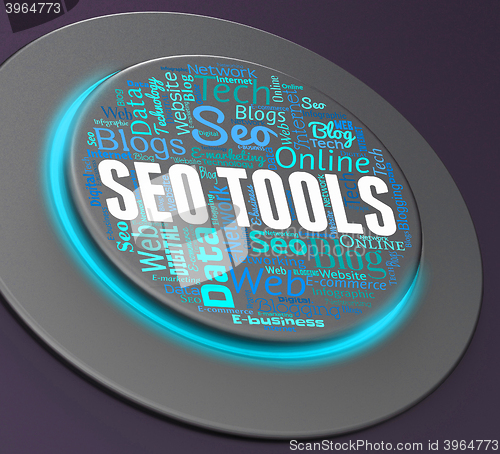 Image of Seo Tools Means Push Button And Applications