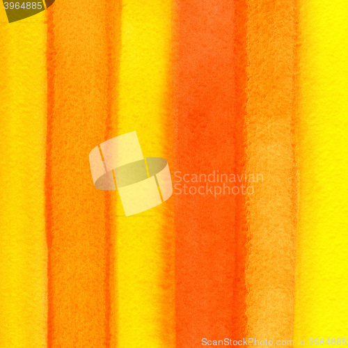 Image of Bright orange watercolor background