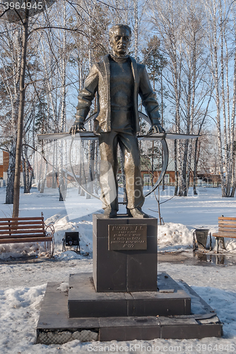 Image of Monument to Moskalev A.S. Zavodoukovsk. Russia
