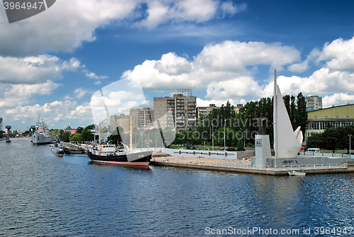 Image of Nikolay Chudotvorets Monument. Kaliningrad.Russia.