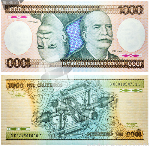 Image of Banknote 1000 Cruzeiros Brasil 1981