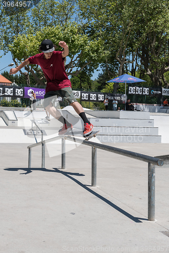 Image of Thiago Borges during the DC Skate Challenge