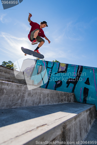 Image of Thiago Borges during the DC Skate Challenge