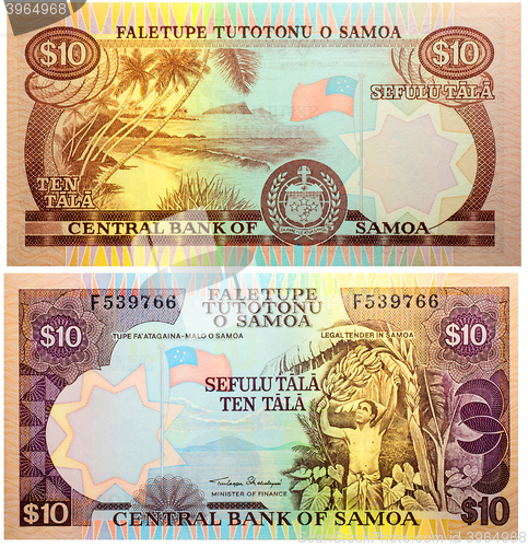 Image of Banknote 10 Tala Samoa 2002