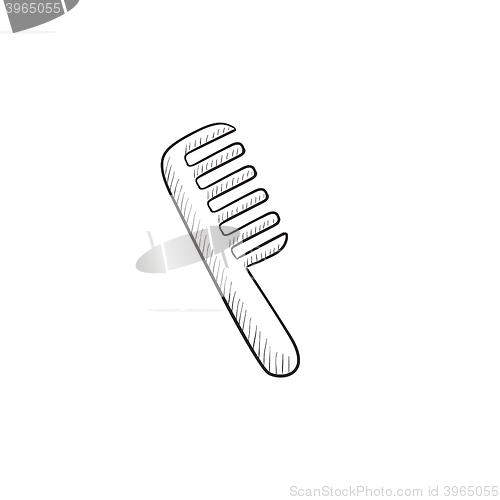 Image of Comb sketch icon.