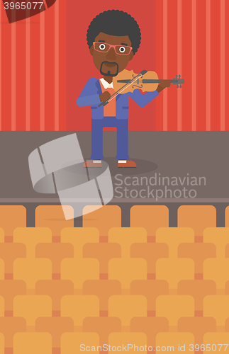 Image of Man playing violin.