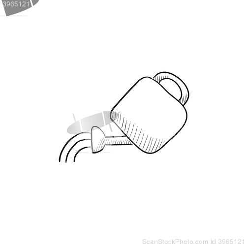 Image of Watering can sketch icon.