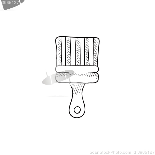 Image of Paintbrush sketch icon.