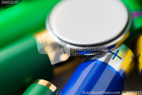 Image of close up of alkaline batteries