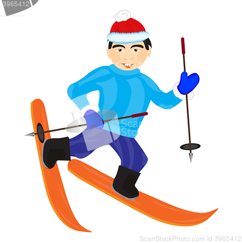 Image of Man skier