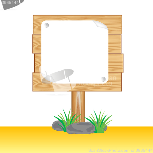 Image of Shield from boards on white