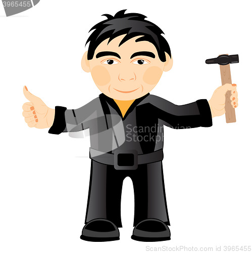 Image of Man with gavel
