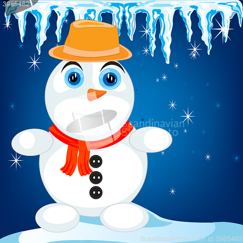 Image of Snow person