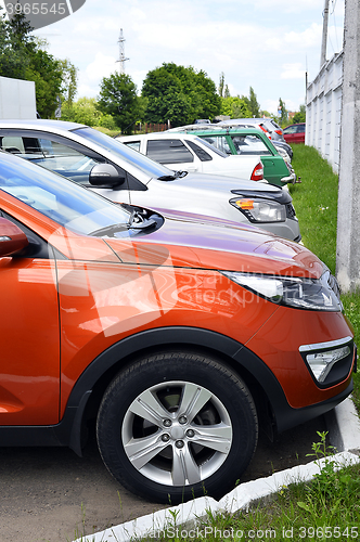 Image of Cars in the parking lot