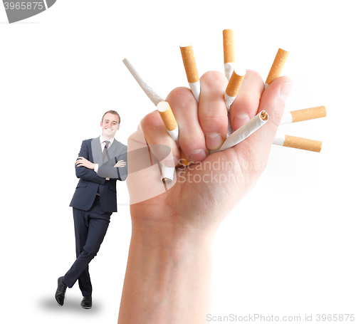 Image of Crushing cigarettes