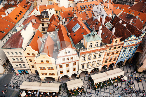 Image of Houses with traditional red roofs