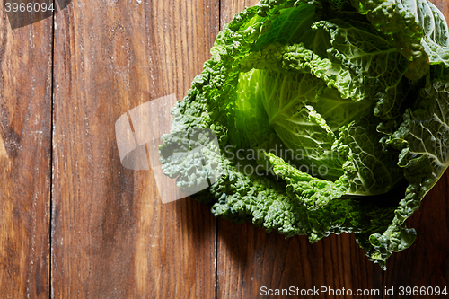 Image of Green savoy cabbage