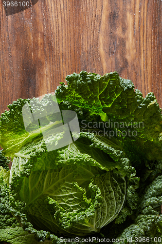 Image of Green savoy cabbage