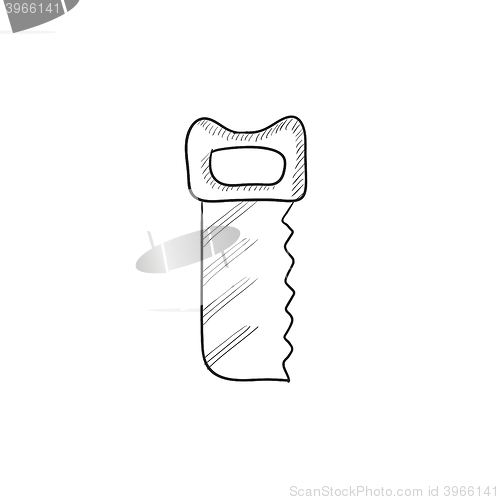 Image of Saw sketch icon.