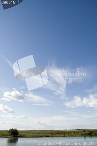 Image of sky and tree and horizon