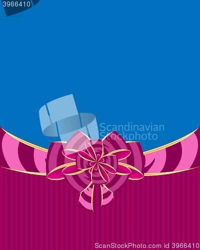 Image of Background with rose bow