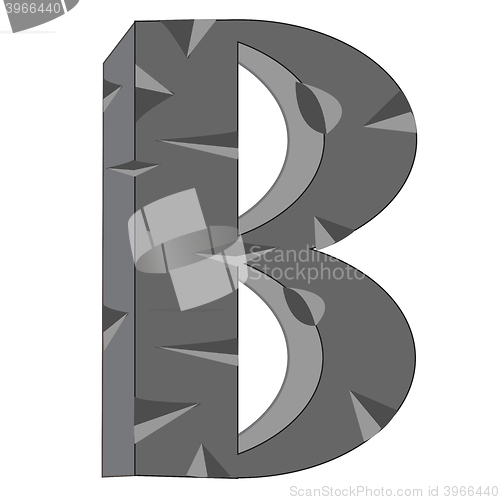 Image of Letter  from stone