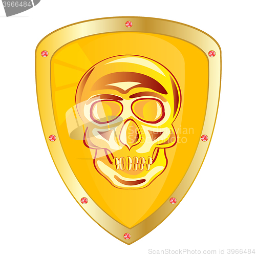 Image of Yellow shield