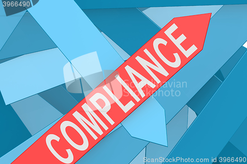 Image of Compliance arrow pointing upward