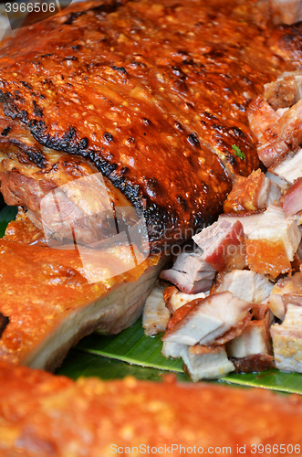 Image of Roasted Pork in Market