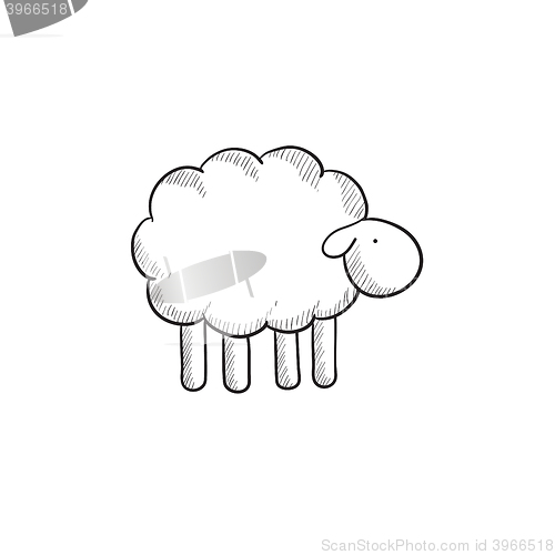 Image of Sheep sketch icon.