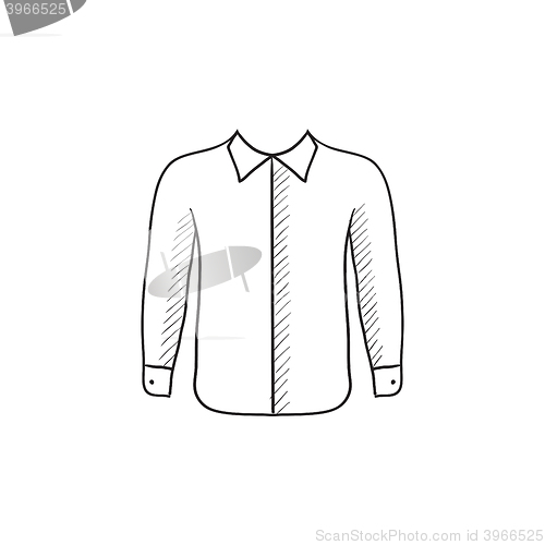 Image of Shirt sketch icon.