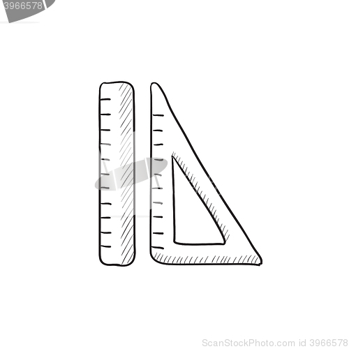 Image of Rulers sketch icon.