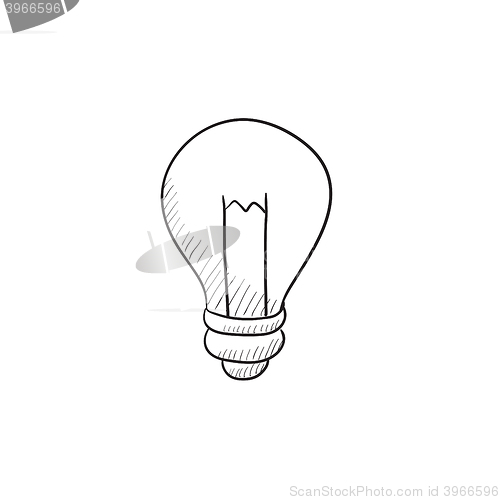 Image of Lightbulb sketch icon.