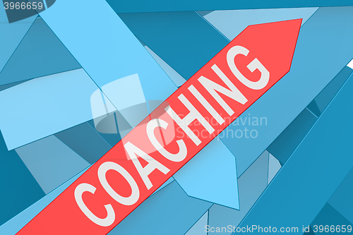 Image of Coaching arrow pointing upward