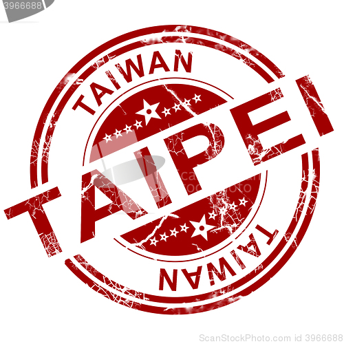 Image of Red Taipei stamp 
