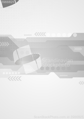 Image of Hi-tech background with arrows