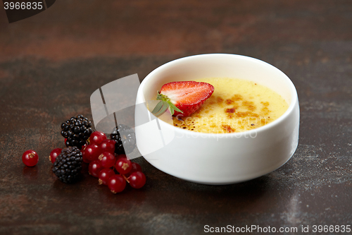 Image of creme brule dessert