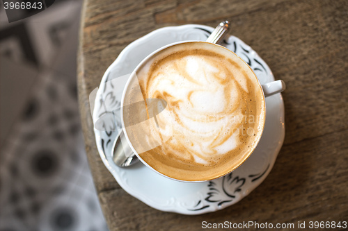 Image of cup of cappuccino