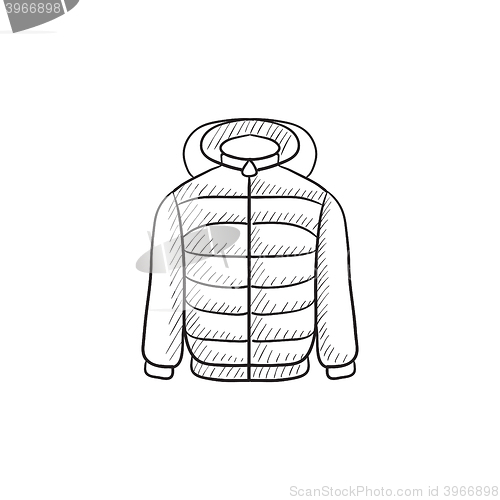 Image of Jacket sketch icon.