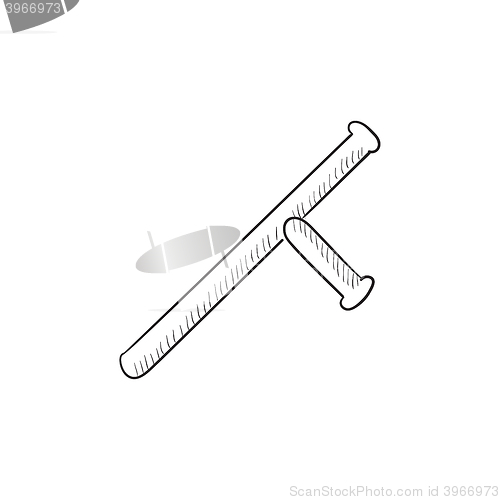 Image of Baton sketch icon.