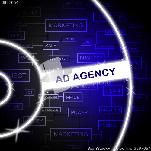 Image of Ad Agency Means Business Advert And Advertise