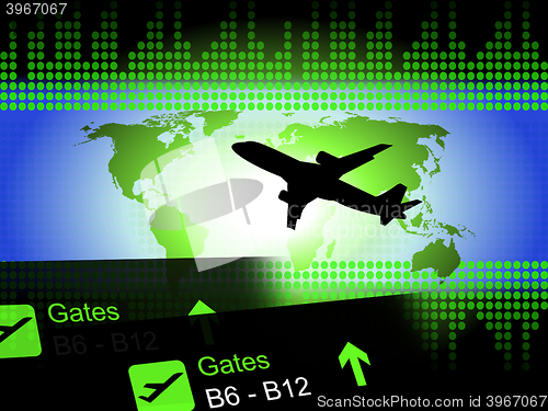 Image of World Flight Shows Departure Aviation And Fly