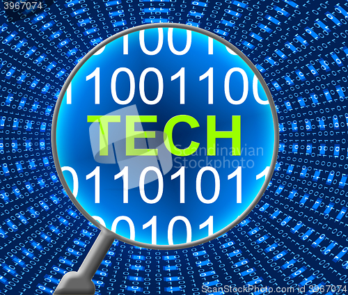 Image of Computer Tech Means Technologies Www And High-Tech