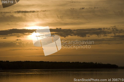 Image of dramatic sunset