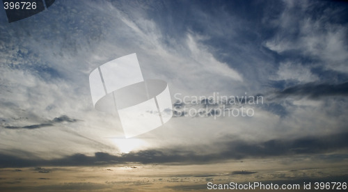 Image of evening sky