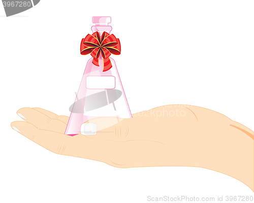 Image of Vial spirit in hand