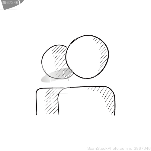 Image of People sketch icon.